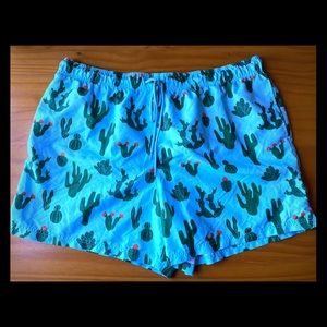 Cactus Swim Trunks